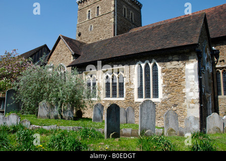 Église paroissiale de Saint Pierre et Saint Paul GODALMING Surrey England UK Banque D'Images