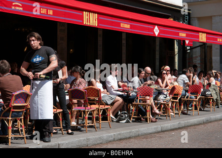 Delmas café Place de la Contrescarpe Paris France Banque D'Images