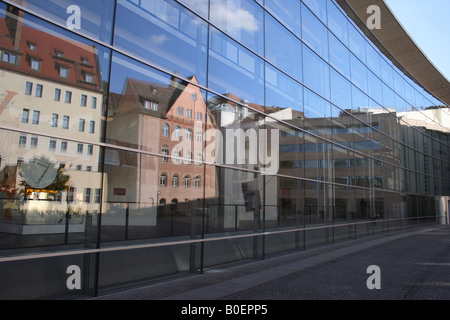 Façade du Neues Museum, Nuremberg, Bavière, Allemagne, Europe.Photo de Willy Matheisl Banque D'Images