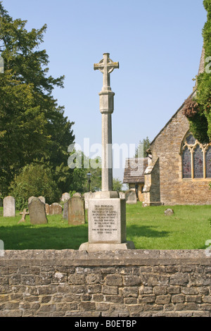 War Memorial Capel UK Surrey Village Banque D'Images