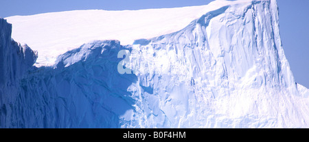 Iceberg dans Davis tout droit côte ouest du Groenland Banque D'Images