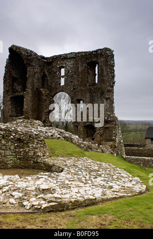 Llawhaden Château près de Haverfordwest Pembrokeshire dans Banque D'Images