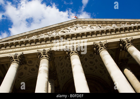 Le Royal Exchange de Londres Angleterre Royaume-Uni Banque D'Images