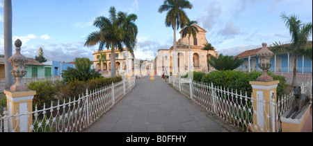 Plaza mayor trinidad cuba Banque D'Images
