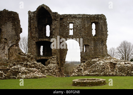 Llawhaden Château près de Haverfordwest Pembrokeshire dans Banque D'Images