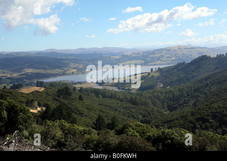 Près de Long Beach au nord de Dunedin ile sud Nouvelle Zelande Banque D'Images