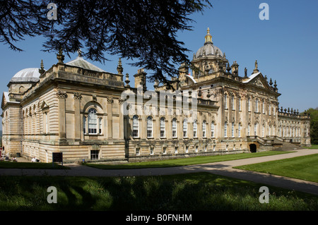 CASTLE HOWARD STATELY HOME SUMMER YORKSHIRE ANGLETERRE Banque D'Images