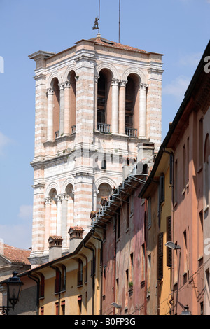 Clocher de la cathédrale de San Giorgio, Ferrara, Italie Banque D'Images