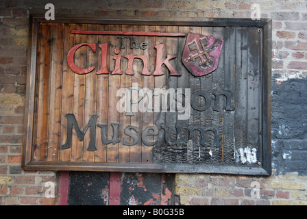 Le Musée de la prison Clink Clink dans Street London SE1 Angleterre Banque D'Images