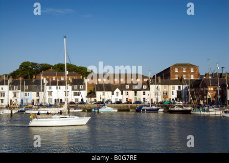 Yachts dans le port de Weymouth, Dorset, Angleterre, Royaume-Uni Banque D'Images