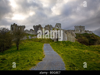 Le rocher de Dunamase, Portlaois Irlande château Banque D'Images