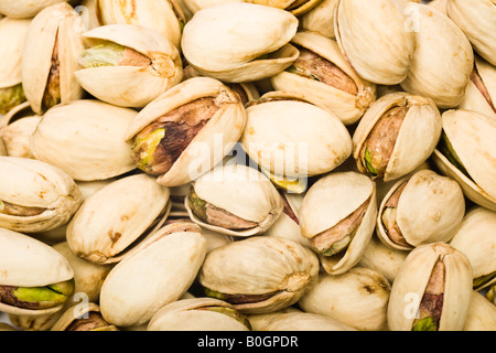 Les pistaches pile Banque D'Images