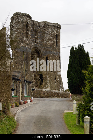 Llawhaden Château près de Haverfordwest Pembrokeshire dans Banque D'Images