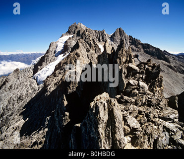 Mt. Pico Bolívar, Mérida, Venezuela, Andes, Amérique du Sud Banque D'Images