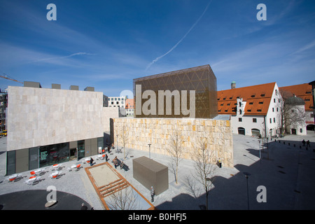 Ohel Jakob, tente de Jacob synagogue au centre juif de Munich, Bavaria, Germany, Europe Banque D'Images