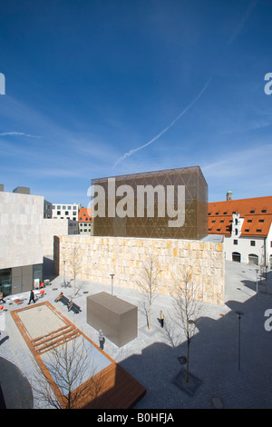 Ohel Jakob, tente de Jacob synagogue au centre juif de Munich, Bavaria, Germany, Europe Banque D'Images