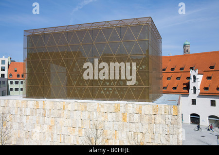 Ohel Jakob, tente de Jacob synagogue au centre juif de Munich, Bavaria, Germany, Europe Banque D'Images