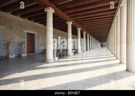 Attalosstoá, Agorá Museum, agora grecque, Athènes, Grèce Banque D'Images