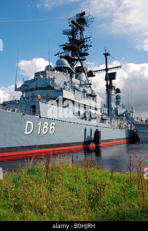 Moelders destroyer lance-missiles, hors service depuis 2003, Musée maritime de Wilhelmshaven, Basse-Saxe, Allemagne, Europe Banque D'Images