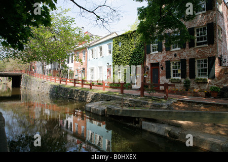 Chesapeake and Ohio Canal National Park, Georgetown, Washington DC, USA Banque D'Images