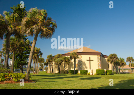 L'Immaculée Conception Église catholique romaine en Floride USA Banque D'Images