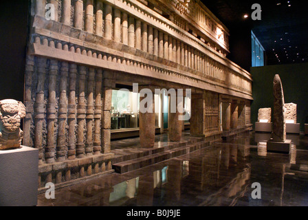 La Sala Maya Galerie, Musée National d'anthropologie, le parc de Chapultepec, Mexico Banque D'Images