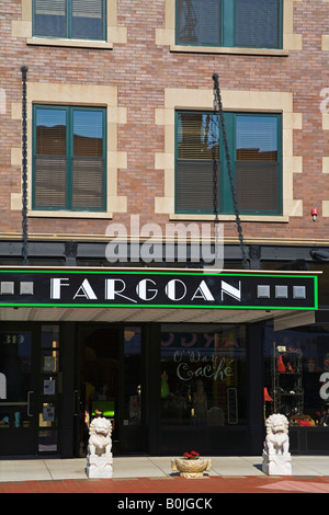 Fargoan Cafe sur Broadway Fargo Dakota du Nord USA Banque D'Images