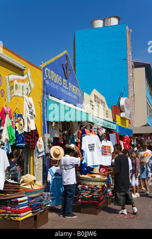 Magasins d'Ensenada Baja California Mexique Ville Banque D'Images