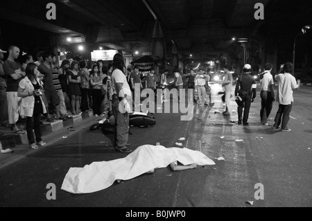 Vivre et mourir à Bangkok Banque D'Images