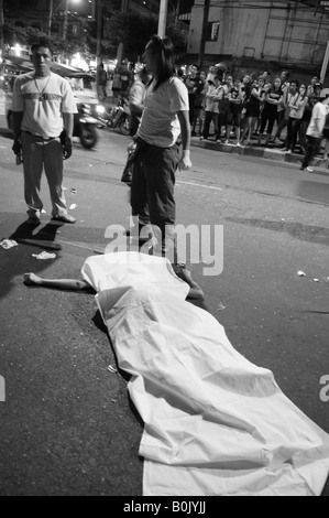 Vivre et mourir à Bangkok Banque D'Images