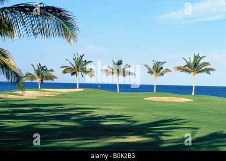Parcours de Golf Waikoloa Île d'Hawaï Kohala Coast Florida USA Banque D'Images
