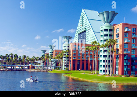 Le Dolphin Resort Hôtel à Disney s Lake Buena Vista Resort Florida USA Banque D'Images