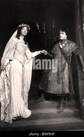 Dorothea Baird (1875-1933) et Harcourt Williams (1880-1957) de Paola et Francesca, 1907.Artiste : King's Lynn et Banfield Banque D'Images