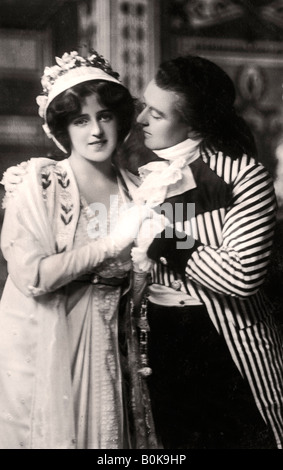 Robert Evett (1874-1949) et Denise Orme (1885-1960) dans les merveilleuses, au début du xxe siècle.Artist : Photo rotatif Banque D'Images