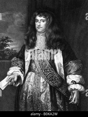 Henry Bennet, 1 comte d'Arlington, 17e siècle, l'état Anglais (milieu du xixe siècle). Organisateur : WT Mote. Banque D'Images