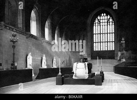 L'altitude dans la région de William Gladstone, Westminster Hall, Londres, 1898 (c1905).Artiste : John Benjamin Stone Banque D'Images