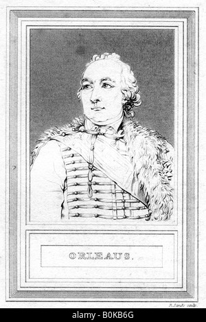 Louis Philippe, duc d'Orléans, (1811).Artiste : R Sands Banque D'Images