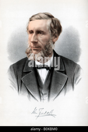 Le professeur John Tyndall, philosophe naturel irlandais, c1890.Artist : Cassell, Petter & Galpin Banque D'Images