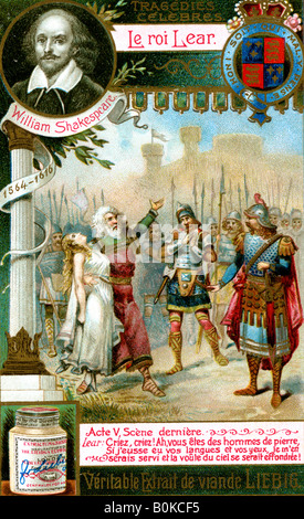 Le Roi Lear de William Shakespeare (1564-1616), (c1900). Artiste : Inconnu Banque D'Images