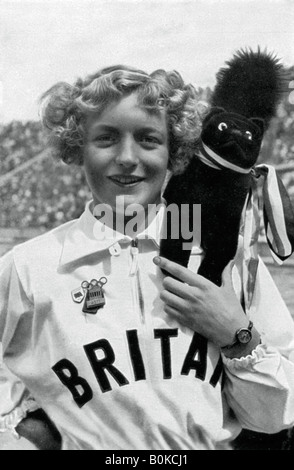 Ruthley Moris-Hancock (Swimmer, 1936, aux Jeux Olympiques de Berlin. Artiste : Inconnu Banque D'Images