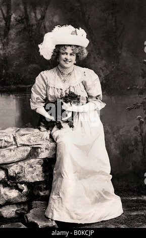 Marie Studholme (1875-1930), actrice anglaise, années 1900.Artiste : King's Lynn et Banfield Banque D'Images