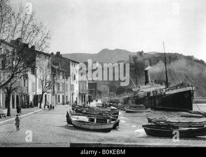 Le Port de Cassis, France, 1937.Artiste : Martin Hurlimann Banque D'Images