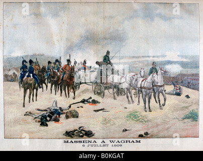 Au maréchal Masséna la bataille de Wagram, Autriche, 5e et 6e juillet 1809, (1904). Artiste : Inconnu Banque D'Images