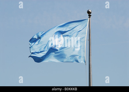 Drapeau des Nations Unies, New York Banque D'Images