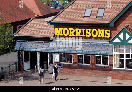 Magasin Morrisons, Aldridge, West Midlands, England, UK Banque D'Images