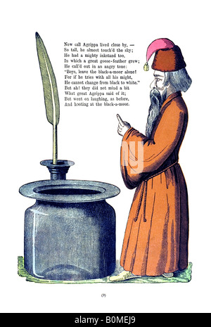 English Struwwelpeter 11 l'histoire de l'Inky garçons b Banque D'Images