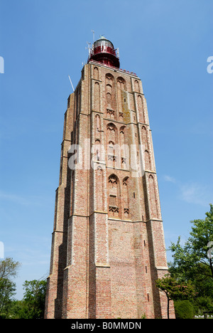 Phare de Westkapelle, les Pays-Bas Banque D'Images