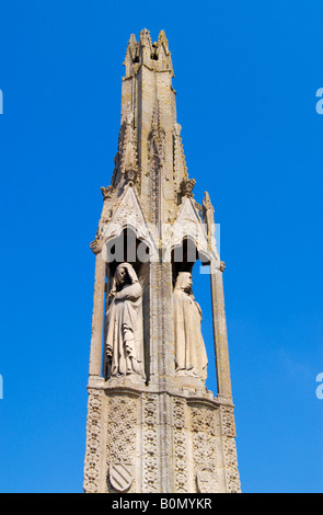 La Reine Eleanor Cross Geddington Northamptonshire Angleterre Banque D'Images