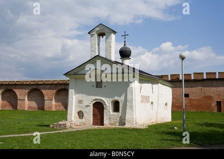 L'église de Saint André Stratelates. Veliki Novgorod, Russie. Banque D'Images