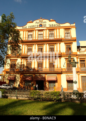 Real Fabrica de Tabacos Partagas a des visites de l'usine. La Havane Cuba Banque D'Images